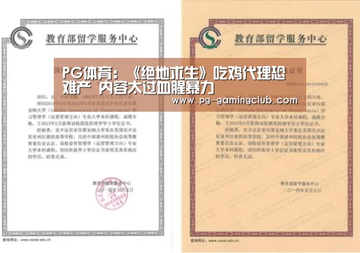 PG体育:《绝地求生》吃鸡代理恐难产 内容太过血腥暴力(图3) PG竞猜